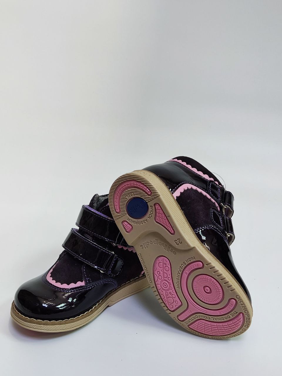 Ботинки осенние цв. темно-фиолетовый TW-319-3 фото 5