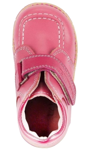 Ботинки  розовые кожа , лип.  241-45 фото 3