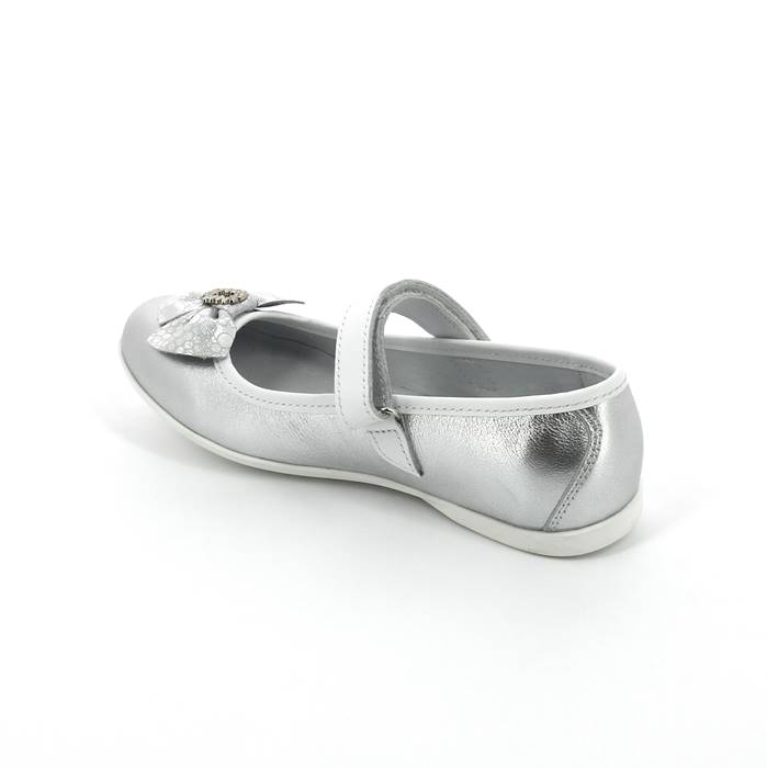 Туфли школьные для девочки ц.серебро/белый 30009-КП-5220,99 фото 3