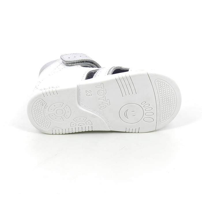 Сандали летние закрытый нос, ц.серебро/белый 079/2-КП-022,99 фото 3