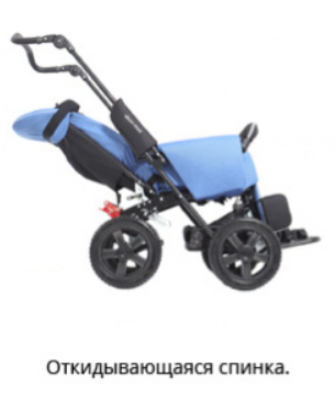 Кресло-коляска инвалидная Рейсер, комплектация К2 со встроенными опорами, фиксированные колеса фото 2