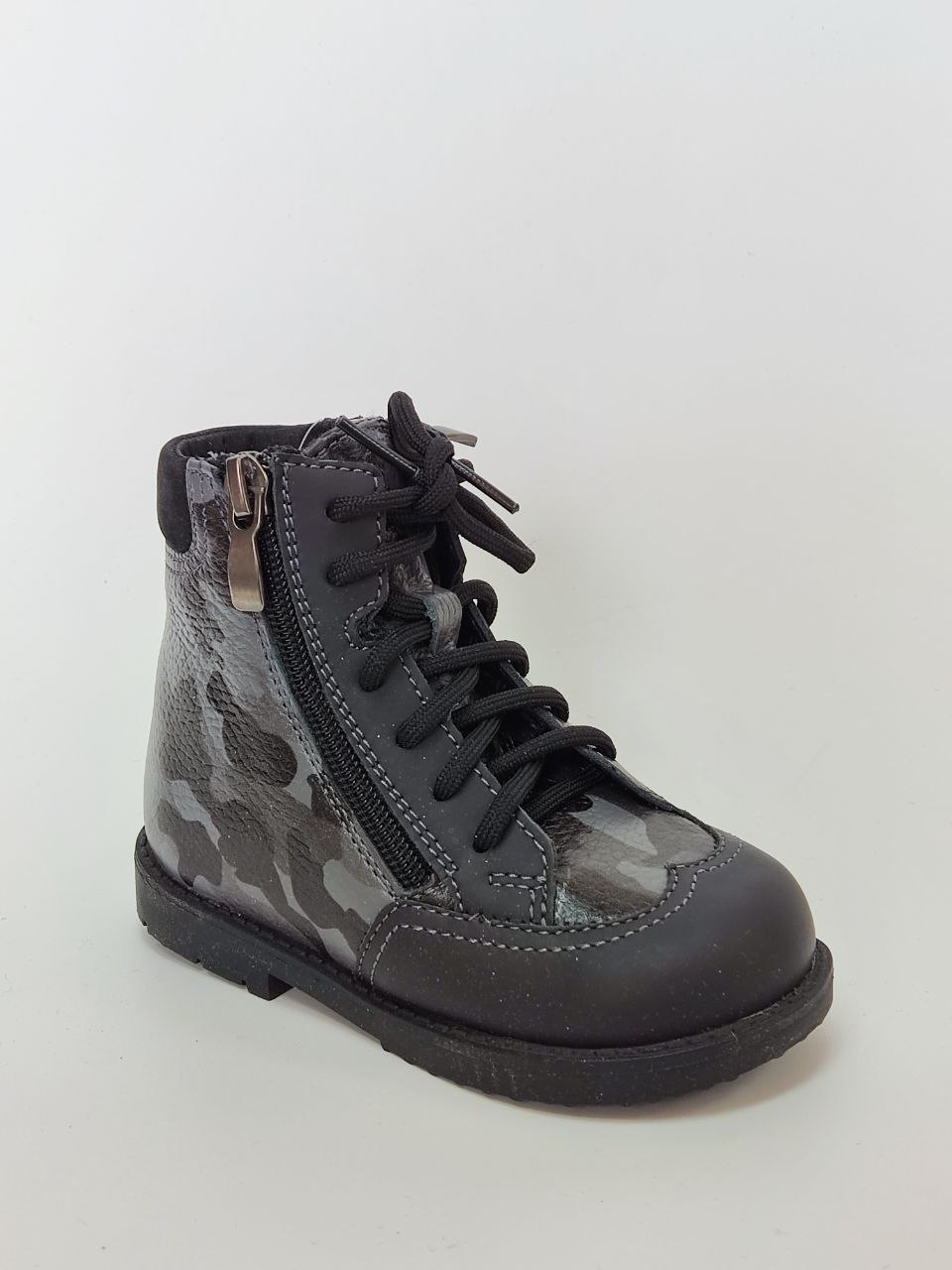 Ботинки осенние цв. серый 2152-НА-104 фото 1