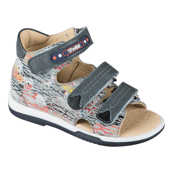 Сандалии ортопедические  с открытым носом цв. серый TW-140-6 фото 1