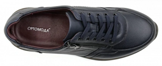 Обувь ортопедическая сложная без утеплённой подкладки ботинки мужские цв.синий KD11-2593-6D фото 6