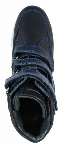 Ботинки осенние темно-синие 65-132  фото 4