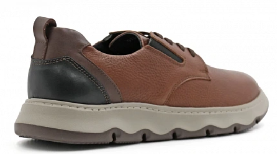 Кроссовки мужские (обувь ортопедическая сложная без утепленной подкладки) цв. коричневый 97316-Х-002 фото 5