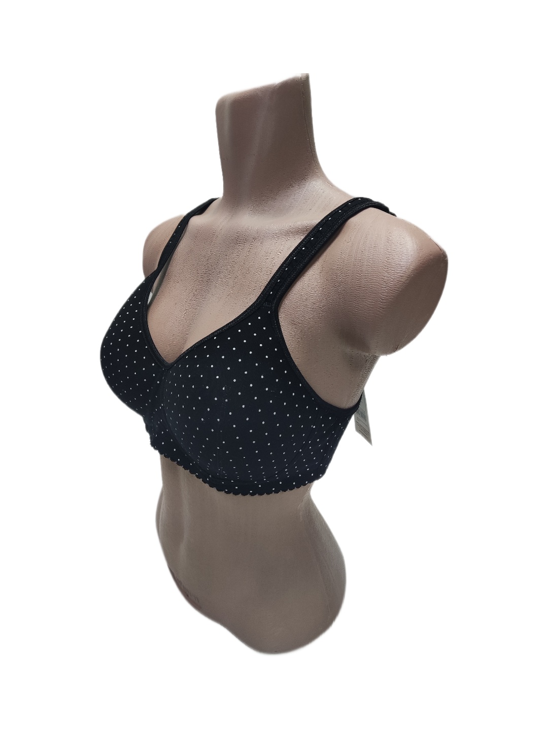 Бюстгальтер после мастэктомии Черный с белыми точками ЛФ0907-1 П01 фото 4